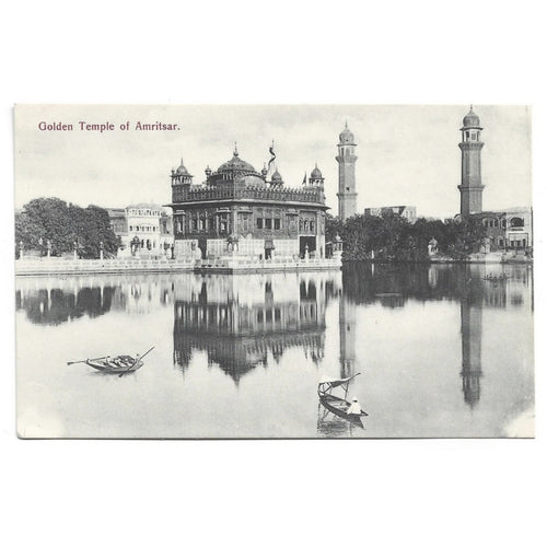 Golden Temple of Amritsar - Unused Antique Postcard - ramblingsofasikh
