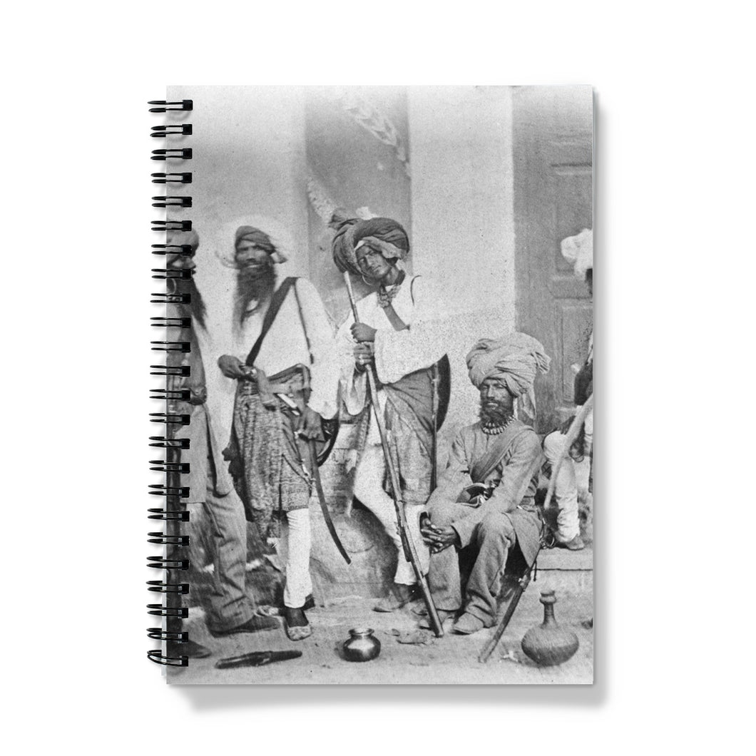 A Group of Sikh Sappers of the Indian Army, 1858 Notebook