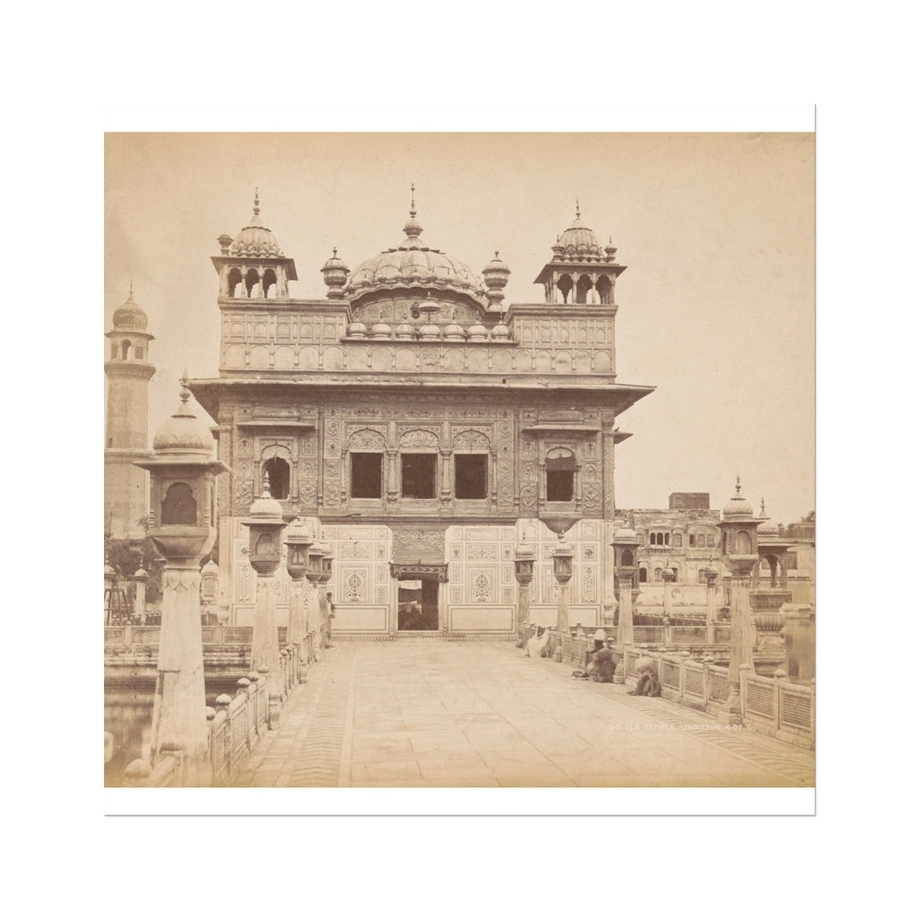Entrace of Sri Harmandir Sahib, Umritsur, 1850-1900 - Fine Art Print - ramblingsofasikh