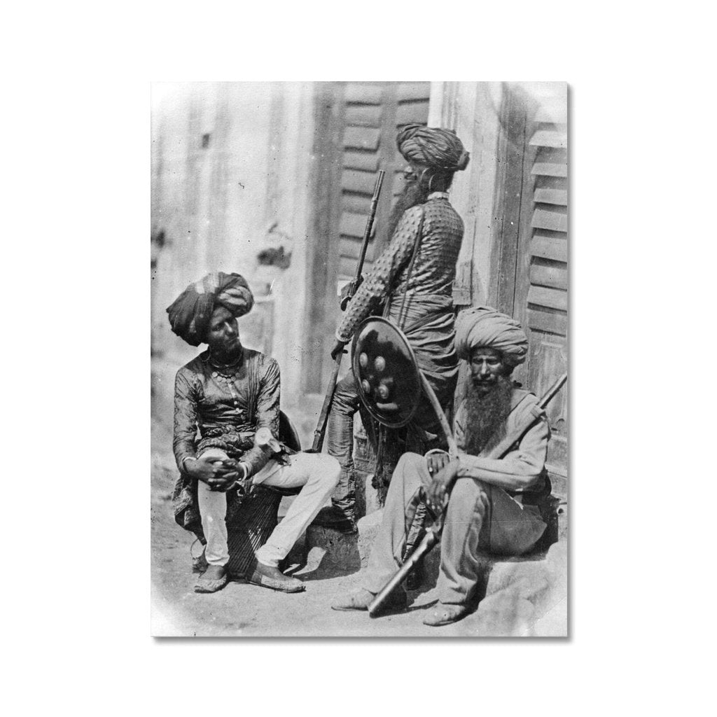 Sikh Officers of Hodson's Horse - Fine Art Print - ramblingsofasikh
