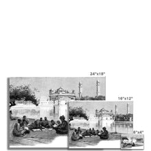 Load image into Gallery viewer, Group of Students at Harmandir Sahib, Amritsar - British Raj Era 19th Century Fine Art Print - ramblingsofasikh
