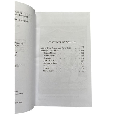 The Sikh Religion (6 Vol. Bound in 3) M. A. Macauliffe - ramblingsofasikh