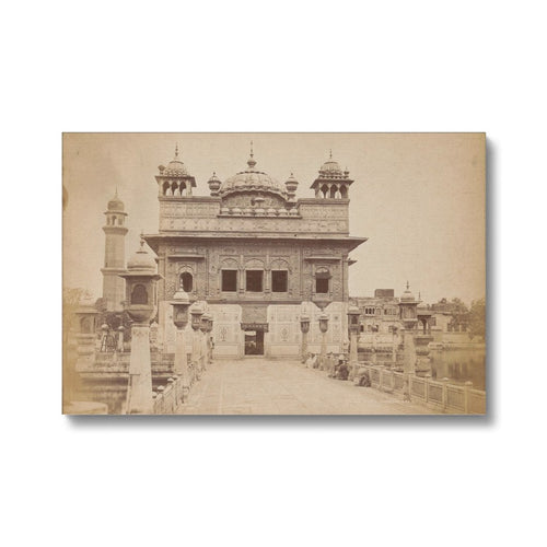 Entrace of Sri Harmandir Sahib, Umritsur, 1850-1900 - Canvas - ramblingsofasikh