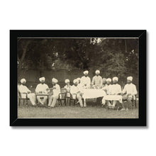 Load image into Gallery viewer, Viceroy&#39;s Commissioned Officers of the Sikh Pioneers Regiment, 1933-35 - Framed Print - ramblingsofasikh
