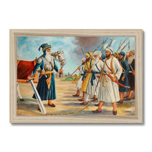 Load image into Gallery viewer, Baba Deep Singh By Bodhraj, circa 1984 Framed Print

