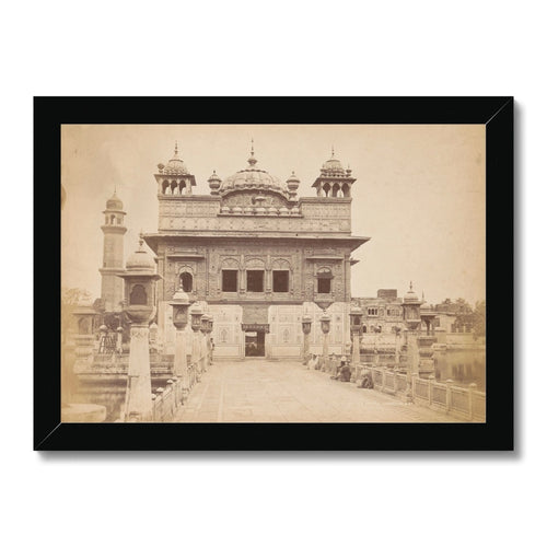Entrace of Sri Harmandir Sahib, Umritsur, 1850-1900 - Framed Print - ramblingsofasikh