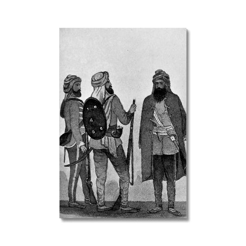 Regular & Irregular Infantry of the Sikh Army, 1845 - Fine Art Print - ramblingsofasikh