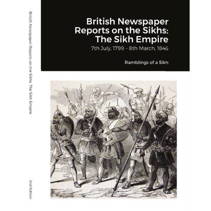 4 Book Bundle - Steinbach, Prinsep, Newspaper Reports (1784 - 1799) & (1799 – 1846) - ramblingsofasikh