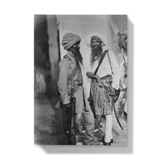 A Group of Sikh Sappers of the Indian Army, 1858 Hardback Journal - ramblingsofasikh
