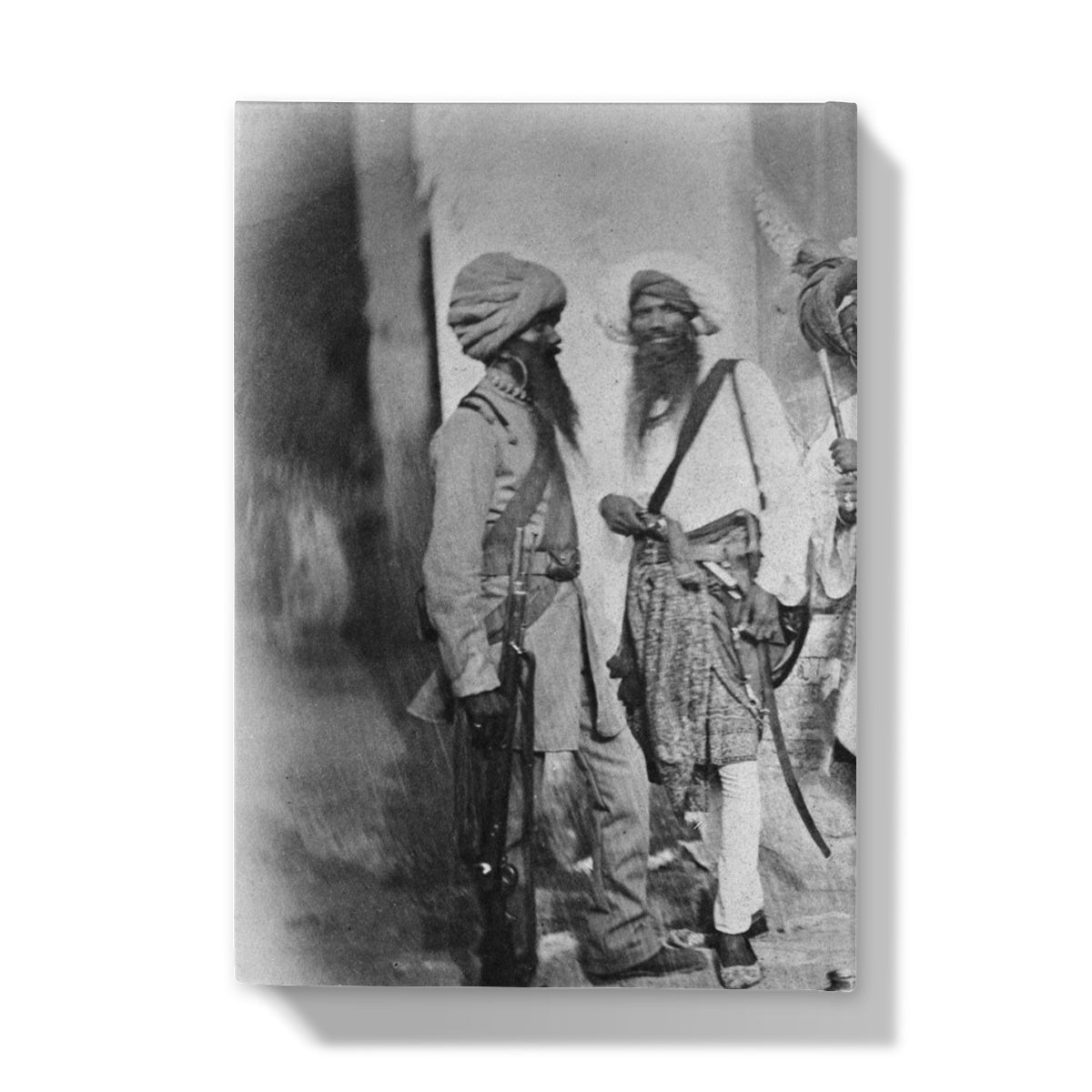 A Group of Sikh Sappers of the Indian Army, 1858 Hardback Journal - ramblingsofasikh