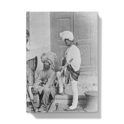 A Group of Sikh Sappers of the Indian Army, 1858 Hardback Journal - ramblingsofasikh