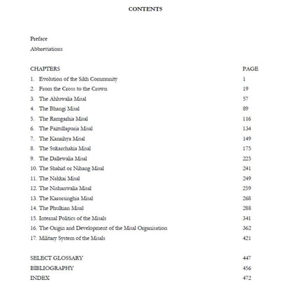 A History of the Sikh Misals by Dr. Bhagat Singh - ramblingsofasikh