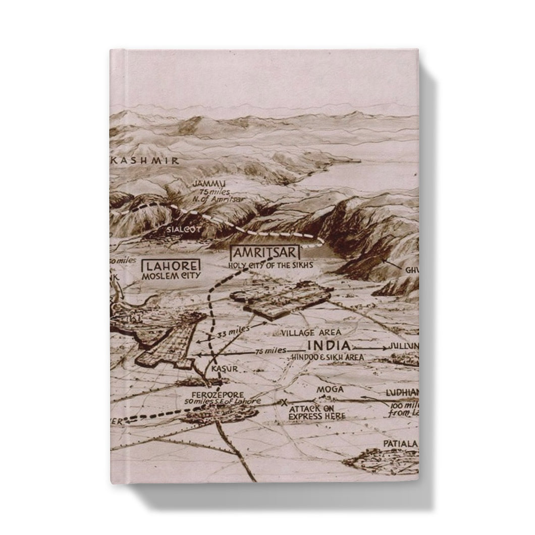 The Areas of Eastern & Western Punjab, 1947. Hardback Journal