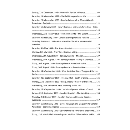 British Newspaper Reports on the Sikhs: The Sikh Empire (7th July, 1799 – 8th March, 1846) - ramblingsofasikh