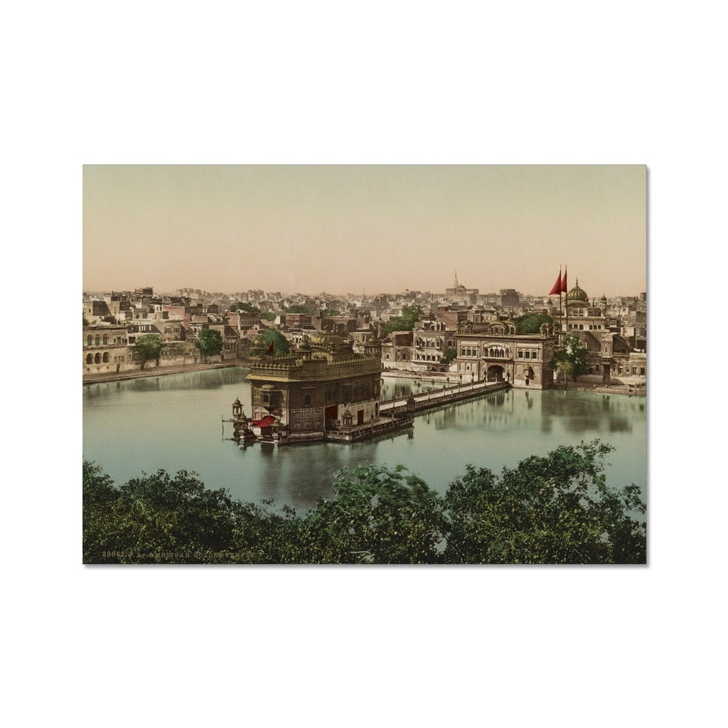 Sri Harmandir Sahib, Amritsar, Punjab, 1890 - Fine Art Print - ramblingsofasikh