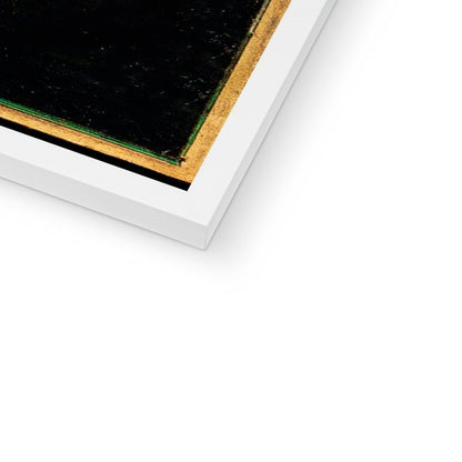 Contemporary painting of Guru Hargobind Sahib Ji. Provincial Mughal school, Deccan, mid - 17th century Framed Print - ramblingsofasikh