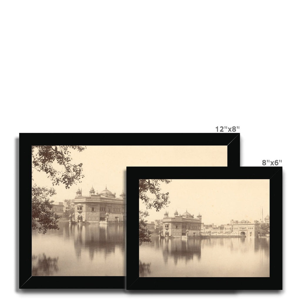 'Holy Sikh Tank & Golden Temple At Amrtisar", 1858-61 - Framed Print - ramblingsofasikh