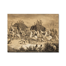 Load image into Gallery viewer, Cavalcade of Sikh Chieftains on Elephants, from &#39;Voyage in India&#39;, engraved by Louis Henri de Rudder (1807-81) pub. in London, 1858 Fine Art Print
