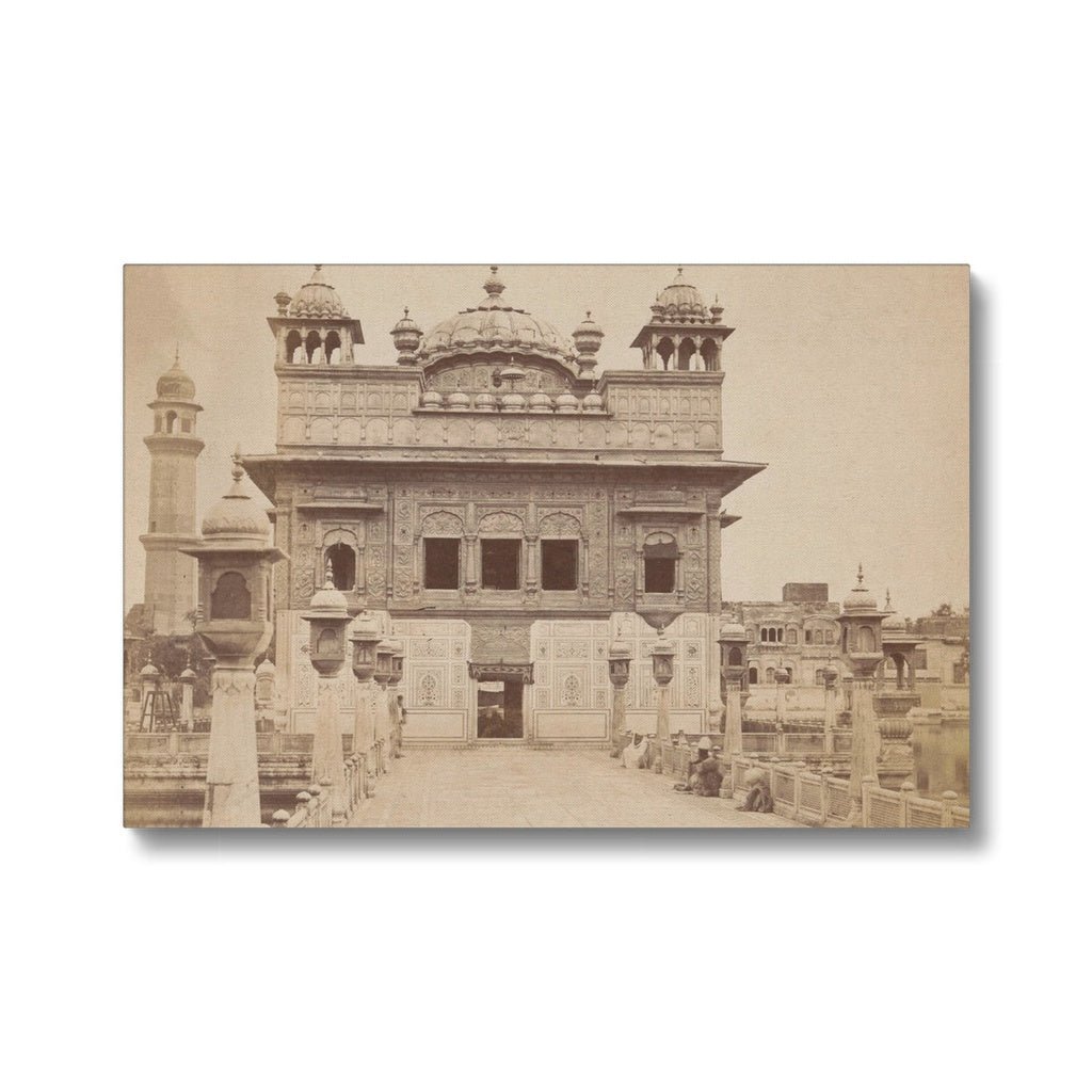 Entrace of Sri Harmandir Sahib, Umritsur, 1850 - 1900 - Canvas - ramblingsofasikh