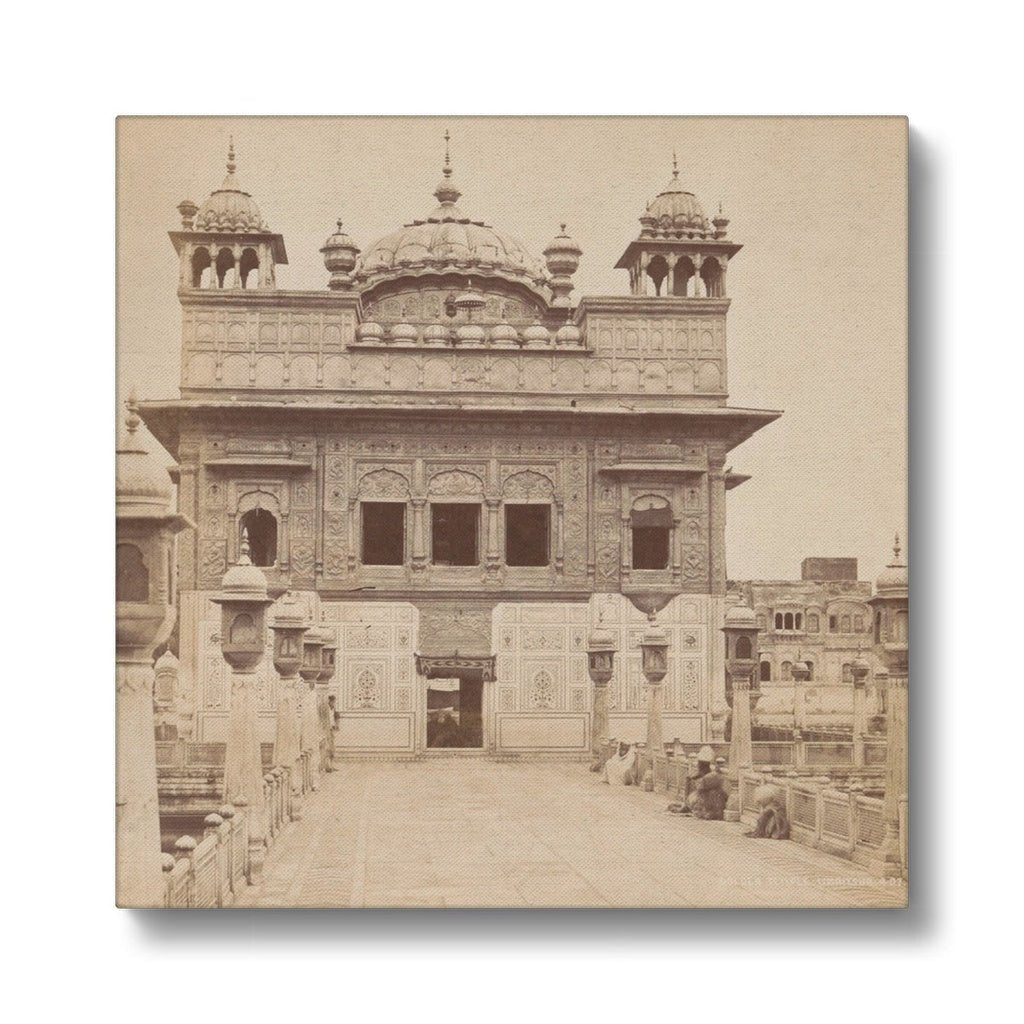 Entrace of Sri Harmandir Sahib, Umritsur, 1850 - 1900 - Canvas - ramblingsofasikh