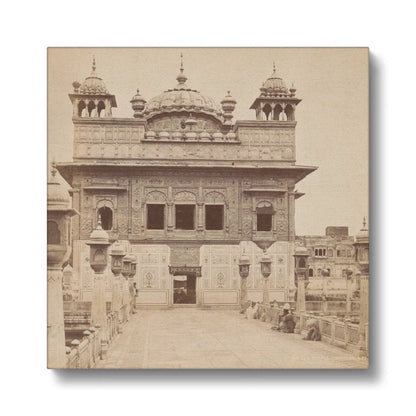 Entrace of Sri Harmandir Sahib, Umritsur, 1850 - 1900 - Canvas - ramblingsofasikh