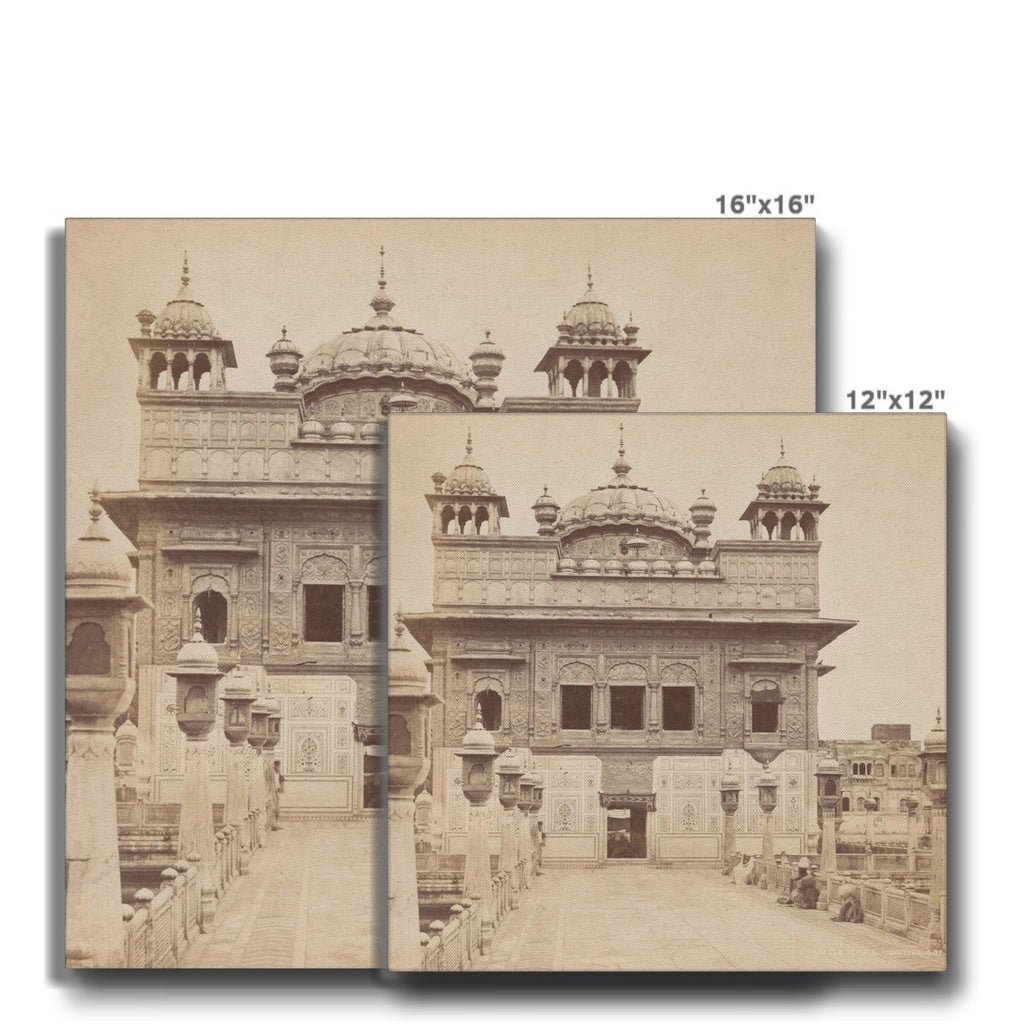 Entrace of Sri Harmandir Sahib, Umritsur, 1850 - 1900 - Canvas - ramblingsofasikh