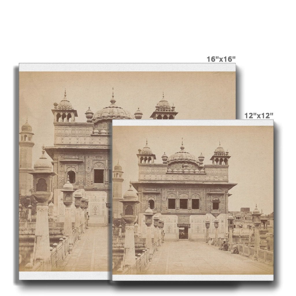 Entrace of Sri Harmandir Sahib, Umritsur, 1850 - 1900 - Canvas - ramblingsofasikh