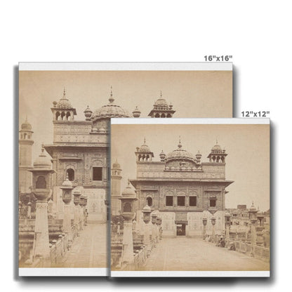 Entrace of Sri Harmandir Sahib, Umritsur, 1850 - 1900 - Canvas - ramblingsofasikh