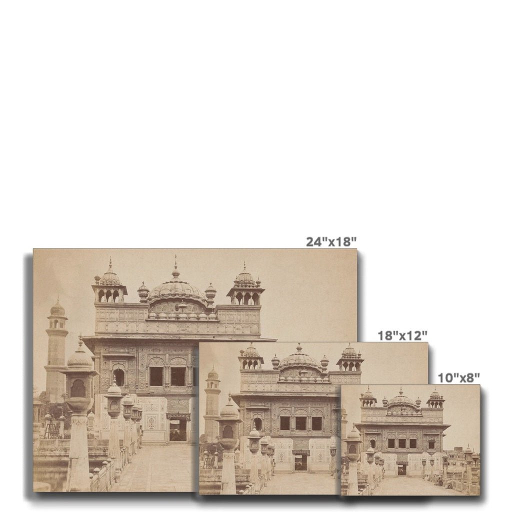 Entrace of Sri Harmandir Sahib, Umritsur, 1850 - 1900 - Canvas - ramblingsofasikh