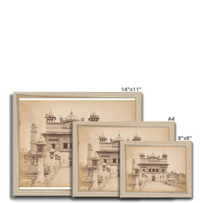 Entrace of Sri Harmandir Sahib, Umritsur, 1850 - 1900 - Framed Print - ramblingsofasikh