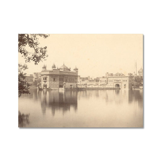 'Holy Sikh Tank & Golden Temple At Amrtisar", 1858 - 61 - Fine Art Print - ramblingsofasikh