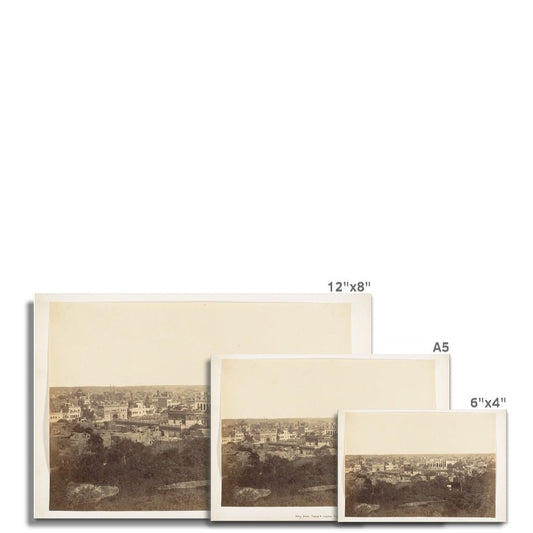 'Holy Sikh Tank & Golden Temple At Amrtisar", 1858 - 61 - Fine Art Print - ramblingsofasikh