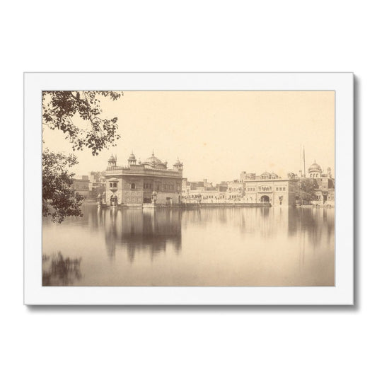 'Holy Sikh Tank & Golden Temple At Amrtisar", 1858 - 61 - Framed Print - ramblingsofasikh