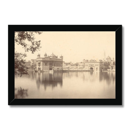 'Holy Sikh Tank & Golden Temple At Amrtisar", 1858 - 61 - Framed Print - ramblingsofasikh