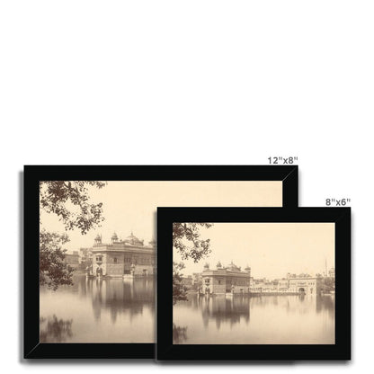 'Holy Sikh Tank & Golden Temple At Amrtisar", 1858 - 61 - Framed Print - ramblingsofasikh