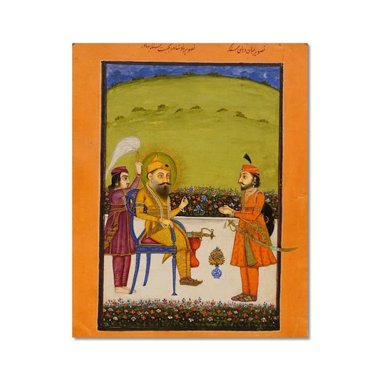 Maharaja Ranjit Singh, mid - 1800s Fine Art Print - ramblingsofasikh