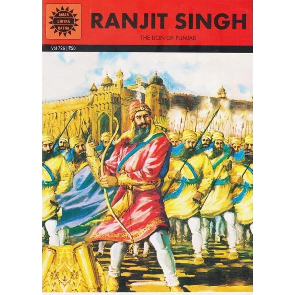 Ranjit Singh by Amrit Chitra Katha Comics - ramblingsofasikh