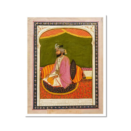Raja Dhian Singh, Sikh School, mid - 1800s - Fine Art Print - ramblingsofasikh