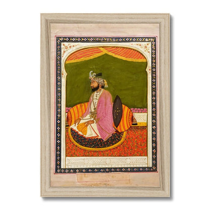 Raja Dhian Singh, Sikh School, mid - 1800s - Framed Print - ramblingsofasikh