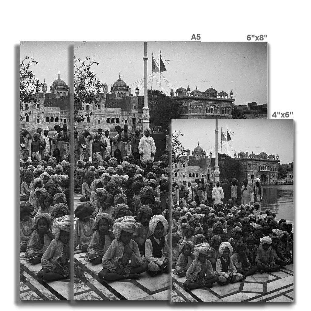 Schoolboys of Amritsar Fine Art Print - ramblingsofasikh