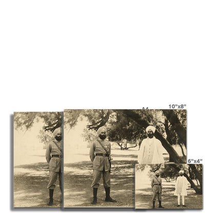 Sikh Indian Officers, 1933 - 35 - Fine Art Print - ramblingsofasikh