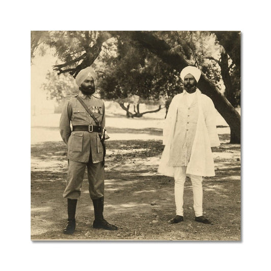 Sikh Indian Officers, 1933 - 35 - Fine Art Print - ramblingsofasikh