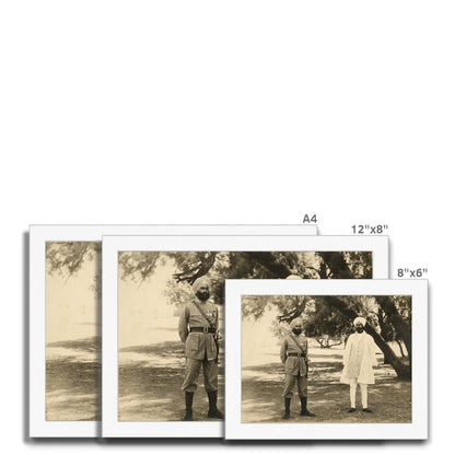 Sikh Indian Officers, 1933 - 35 - Framed Print - ramblingsofasikh
