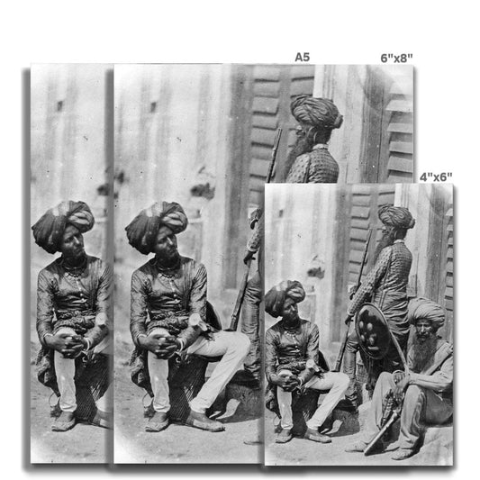 Sikh Officers of Hodson's Horse - Fine Art Print - ramblingsofasikh