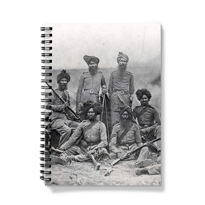 Sikh Officers of the British 15th Punjab Infantry Regiment Notebook - ramblingsofasikh