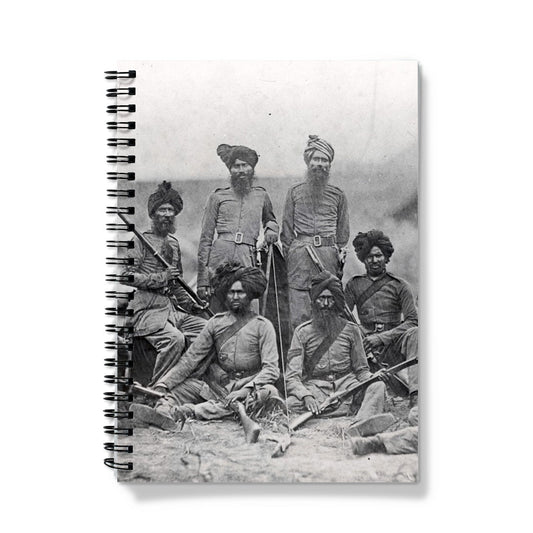 Sikh Officers of the British 15th Punjab Infantry Regiment Notebook - ramblingsofasikh