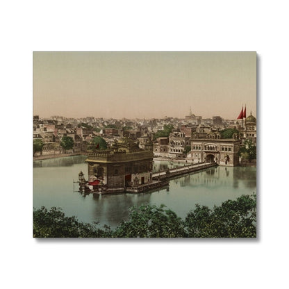 Sri Harmandir Sahib, Amritsar, Punjab, 1890 Canvas - ramblingsofasikh