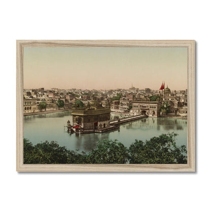 Sri Harmandir Sahib, Amritsar, Punjab, 1890 - Framed Print - ramblingsofasikh