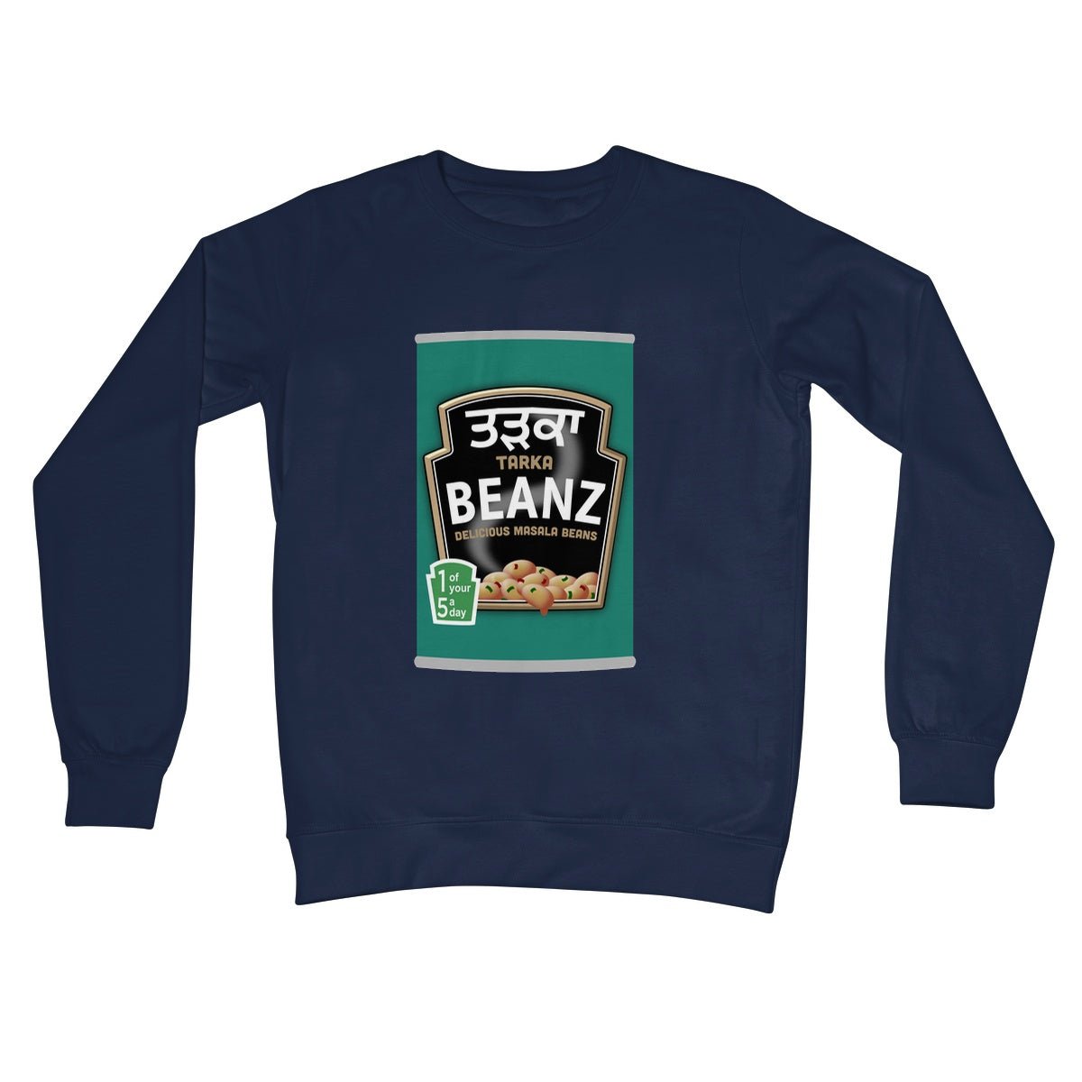 ਤੜਕਾ (Tarka) Beanz Crew Neck Sweatshirt - ramblingsofasikh