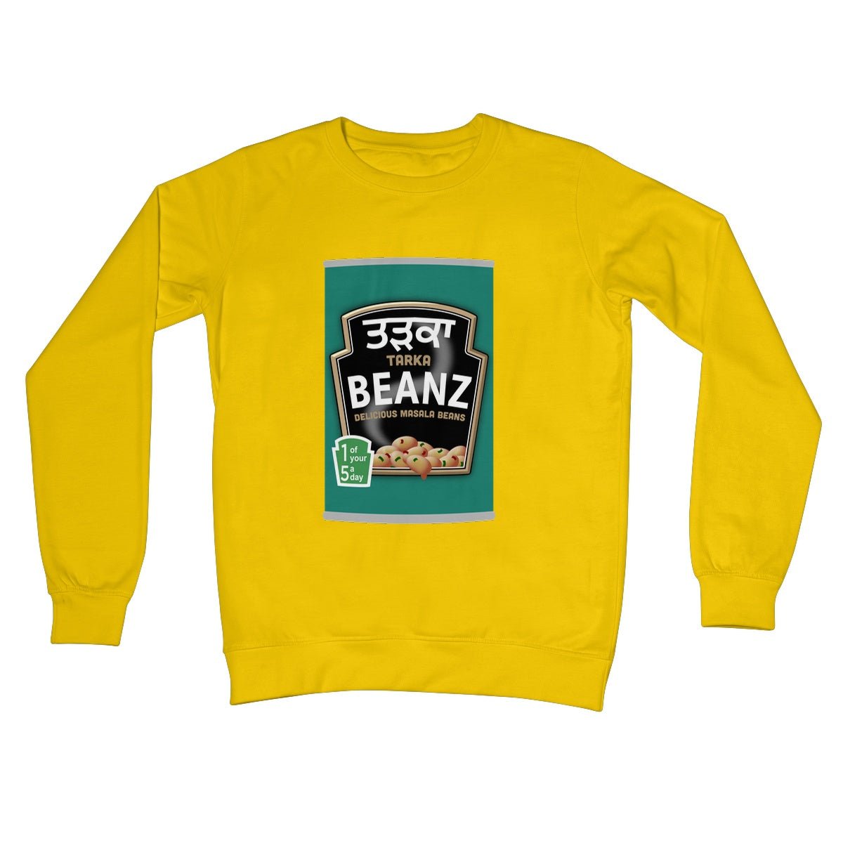 ਤੜਕਾ (Tarka) Beanz Crew Neck Sweatshirt - ramblingsofasikh